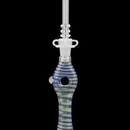 Glass Donut Dab Straw Nectar Collector - Vape Store