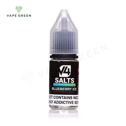 Blueberry Ice Nic Salt E-Liquid by V4 Vapour - Eliquidsupply