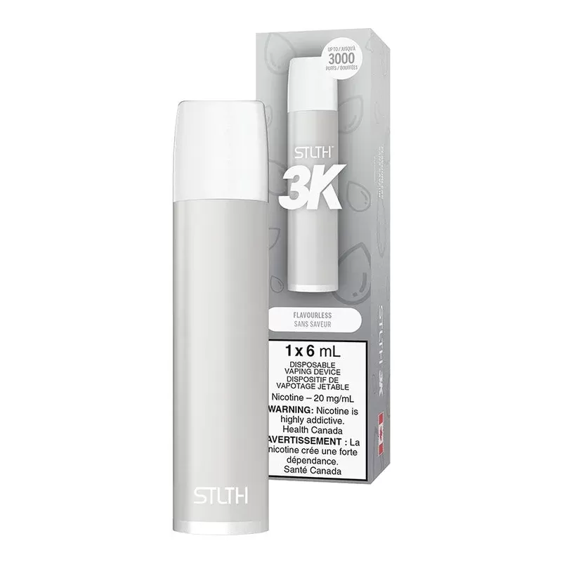 STLTH 3K Disposable Vape – Flavourless – 3000 Puffs