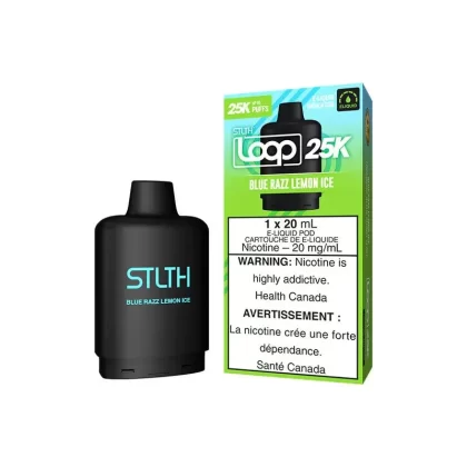 STLTH LOOP 25K POD PACK – BLUE RAZZ LEMON ICE