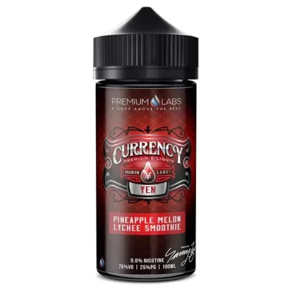 YEN CURRENCY E LIQUID BY PREMIUM LABS / DR FOG 100ML 75VG