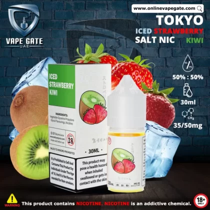 Tokyo Iced Strawberry Kiwi Saltnic 30ml - 20 mg / 30 ml