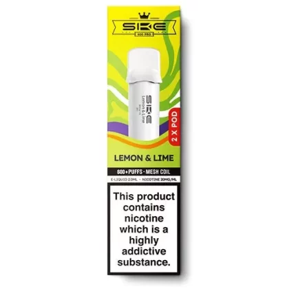 Lemon & Lime SKE 600 Pro Pods - 10 mg/mL, 20 mg/mL