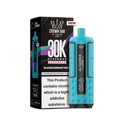 Al Fakher 30K Hypermax Prefilled Pod Kit Blackcurrant Mint - Strength#20mg