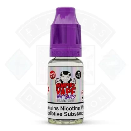 Vampire Vape Nic Salt – Black Jack – 10ml - Strength#10mg>20mg