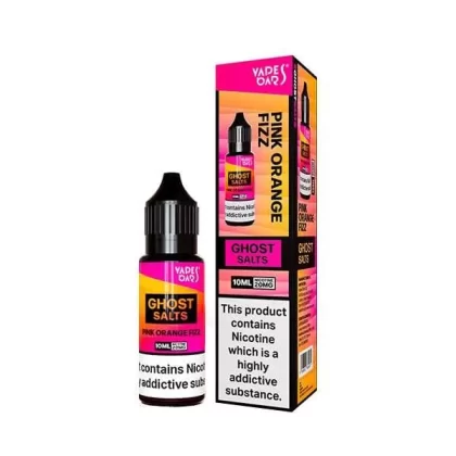 Box of 10 – 10mg Vapes Bars Ghost Salts Nic Salts 10ml E-liquid - Banana Foam Sweets, Black Mamba; Vape Product (462B21)