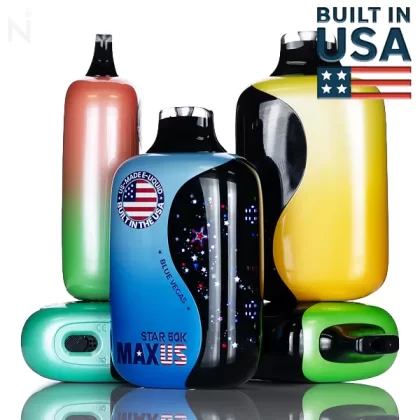 MAXUS Star 50K 50,000 Puffs Disposable Vape - Chi-Town Crush (Grape Mint)