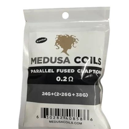 Pre-Built Coils [Medusa 5 pack] - Options#Alien Clapton>Clapton>Fused Clapton>Juggernaut>Parallel Fused Clapton>Snow Grip>Mesh Wire (DCAC61)