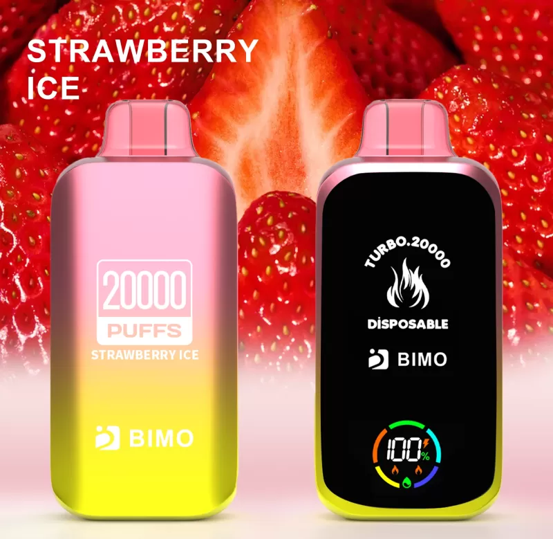 BIMO Turbo 20000 Puffs – Strawberry Ice - Vape Store