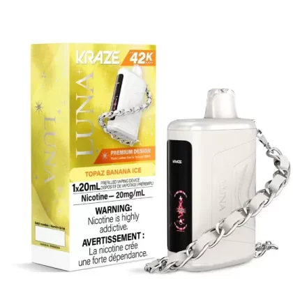 Kraze Luna – Topaz Banana Ice - Eliquidsupply