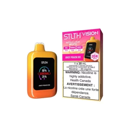 Stlth Vision Disposable Vape – 20K Puffs – Juicy Peach Ice