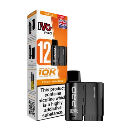 Fizzy Orange IVG Pro 12 Refill Pack - Ecigwizard