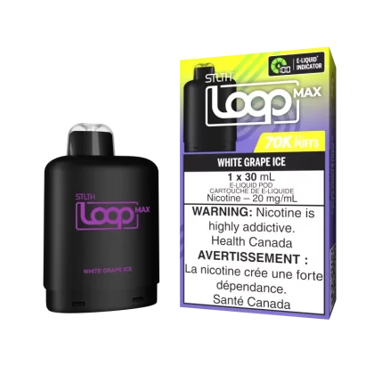 STLTH LOOP MAX Pod Pack - White Grape Ice - 20 mg/mL (wholeseller) (SK) - Excise FED