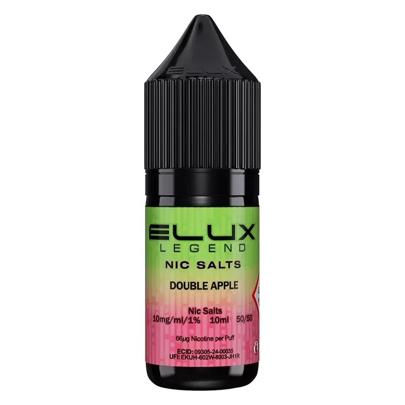 Elux Double Apple Nic Salt Vape Juice 10ml
