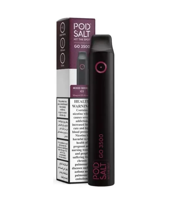 PS GO 3500 DISPOSABLE VAPE (20mg) - Image 2