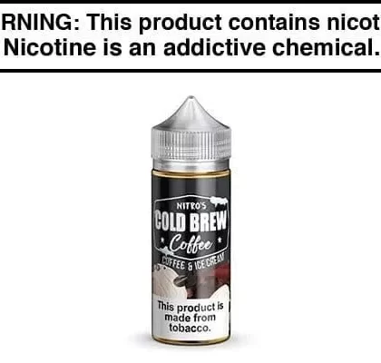 COFFEE & ICE CREAM BY NITRO’S COLD BREW 100ML - Vapejuice