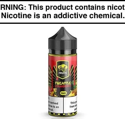 PINEAPPLE STRAWBERRY BY PUFF FRUITS 100ML - Vapejuice