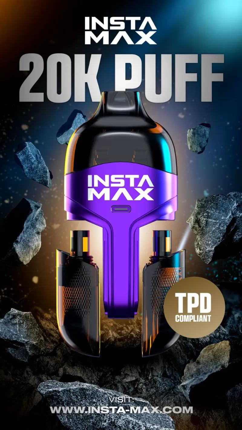 Insta Max 20k Puffs Prefilled Pod kit - Cola Lime