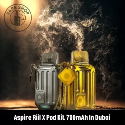 Aspire Riil X Pod Kit 700mAh In Dubai - 24K Gold-Plated Edition, Silver Edition