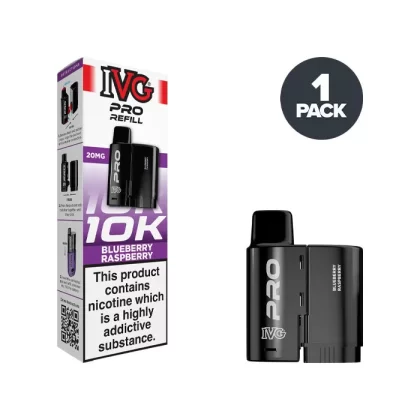 Blueberry Raspberry IVG Pro 12 Refill Pack - Ukecigstore