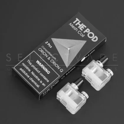 IQS – The Pod – 0.3ohm Mesh Replacement Pods (Orion DNA Compatible) – 2 Pack