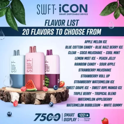 SWFT iCON 7500 - Pink Lemonade Slush - Skullvaping