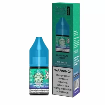 BLUE RAZZ CHERRY NICOTINE SALT E-LIQUID BY R AND M