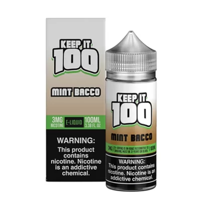 KEEP IT 100 - Mint Bacco - 100ML E-Liquid - 3MG