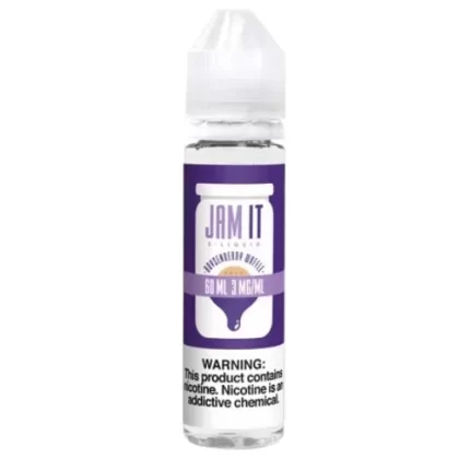 Sale $7.50 – Boysenberry Waffle 60ml Vape Juice – Jam It