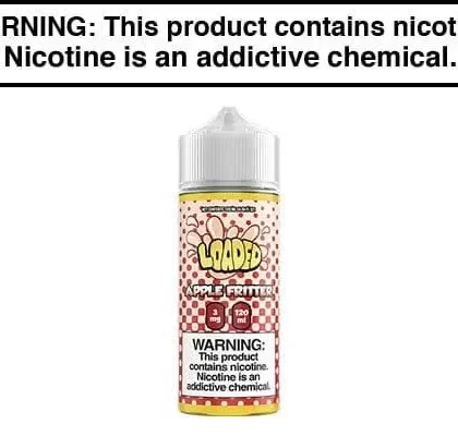 APPLE FRITTER BY LOADED E LIQUID 120ML - Vapejuice