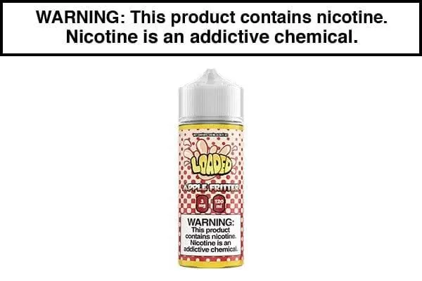 APPLE FRITTER BY LOADED E LIQUID 120ML - Vapejuice