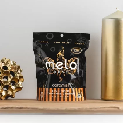 Melo Dose – Caramel Chews 50MG Delta-9 THC Sweets
