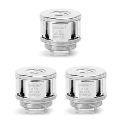 3PCS-PACK Smok Minos Q2 Core 0.3 Ohm Micro One 150 Replacement Coil Head
