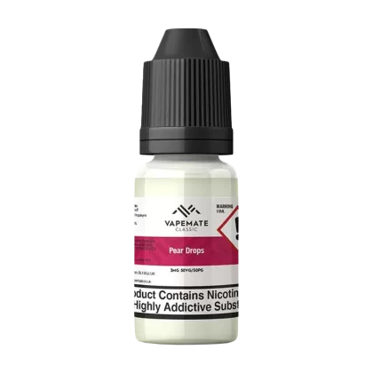 Vapemate Classic Pear Drops 10ml - Blend#70VG / 30PG>50VG / 50PG0mg>18mg>3mg>6mg>12mg
