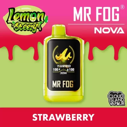 MR FOG NOVA 36K Disposable Vape – Lemon Steezy Strawberry