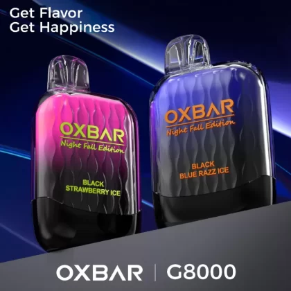 OXBAR G8000 Night Fall Edition Disposable Device - 8000 Puffs - Black