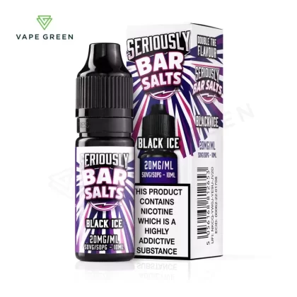 Black Ice Nic Salt E-Liquid by Seriously Bar Salts - Eliquidsupply