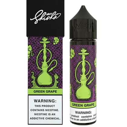 Nasty Juice Shisha Green Grape E-Liquid 60ml - 0mg (No nic)