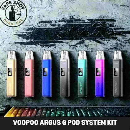 VOOPOO Argus G Pod System Kit in Dubai - Gloss Black, Gold Pink (614962)