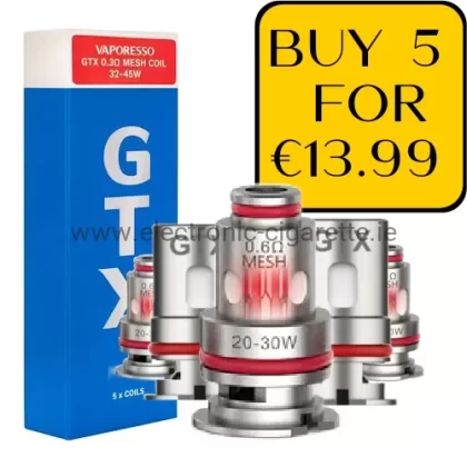 Vaporesso GTX Mesh Heads (5 pieces per pack)