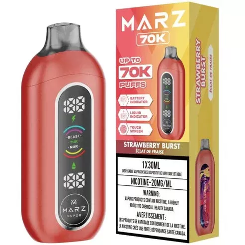 Marz Disposable 70K Puffs – Strawberry Burst