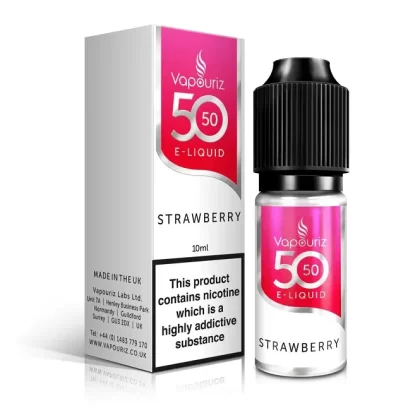 Vapouriz Strawberry E Liquid – 50/50 Series (10ml)