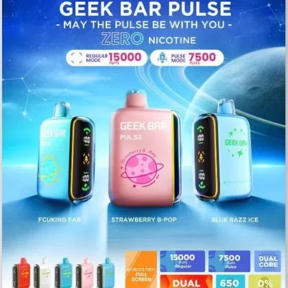 Zero Nic Geek Bar Pulse 15K Puffs