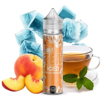Iced Pekoe Peach 50ml Ejuice by Twist Tea PGVG - 12 mg - 50 ml