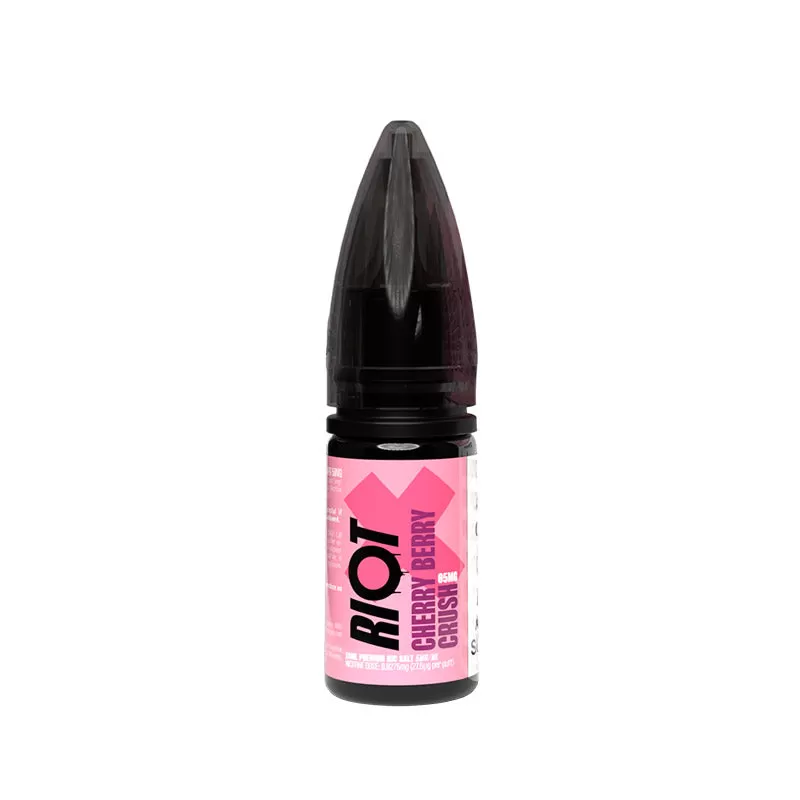 Riot X Nic Salts Cherry Berry Crush 10ml E-Liquid - 5mg