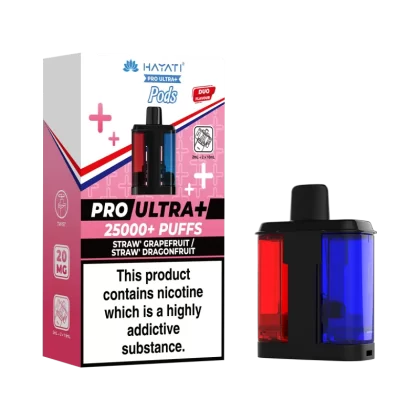 Straw' Grapefruit / Straw' Dragonfruit Hayati Pro Ultra Plus Refill Pack - Ecigwizard