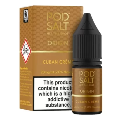 Cuban Creme Nic Salt E-Liquid by Pod Salt (10ml) - 20mg