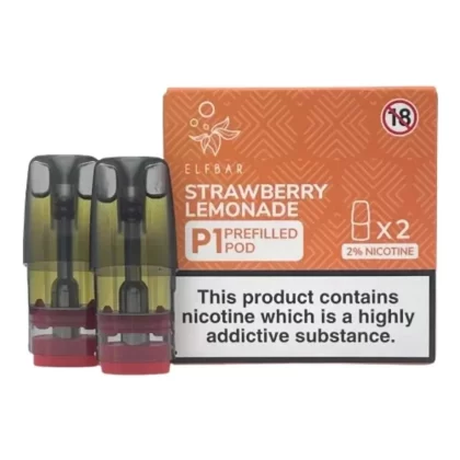 Elf Bar Mate P1 Strawberry Lemonade Pods (2 Pack) - Ecigpremium