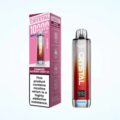 Bloody Bar Crystal 10K Prefilled Pod Kit Strawberry Raspberry Cherry Ice - Ejuicewarehouse