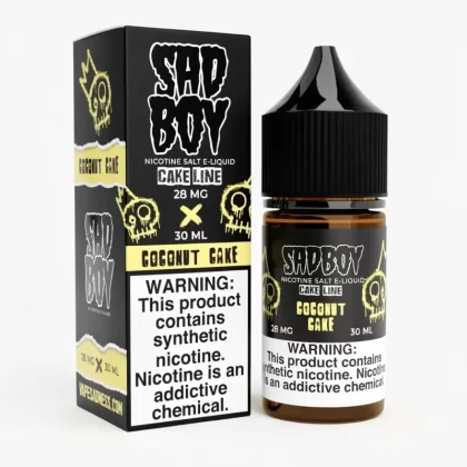 Sadboy Coconut Cake Synthetic Nicotine Salt 30mL Vape - Uwinvapeaustralia